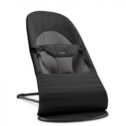 Ριλάξ Babybjorn Balance Soft Woven Black/Dark Grey