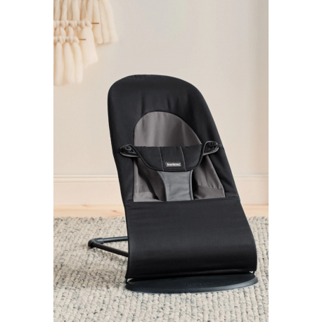 Ριλάξ Babybjorn Balance Soft Woven Black/Dark Grey
