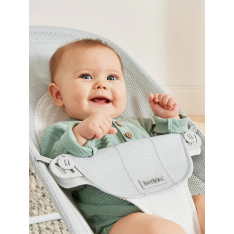 Ριλάξ Babybjorn Balance Soft Mesh Silver/White