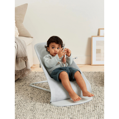 Ριλάξ Babybjorn Balance Soft Mesh Silver/White