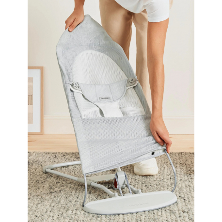 Ριλάξ Babybjorn Balance Soft Mesh Silver/White