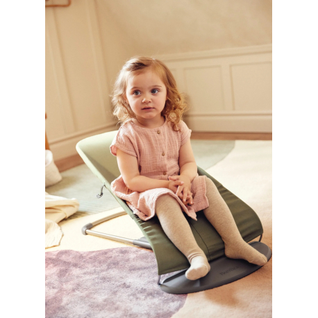 Ριλάξ Babybjorn Bliss Woven Petal Quilt Dark green