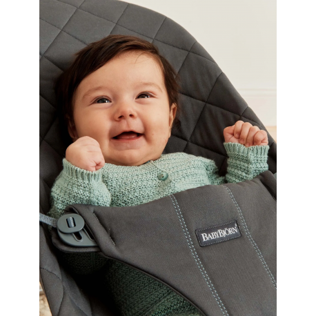 Ριλάξ Babybjorn Bliss Woven Classic Quilt Anthracite