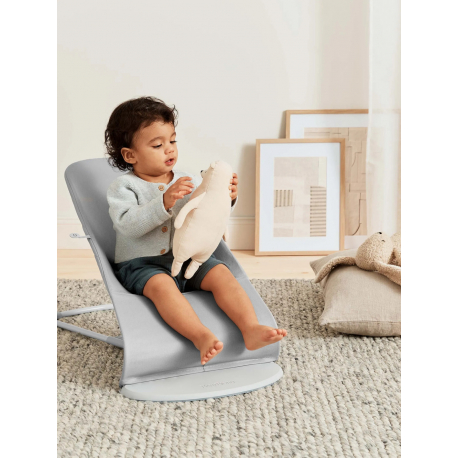 Ριλάξ Babybjorn Bliss Woven Petal Quilt Light Grey