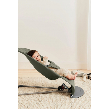Ριλάξ Babybjorn Bliss Woven Classic Quilt Dark green