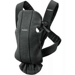 Μάρσιπος Babybjorn Mini 3D Jersey Charcoal Grey