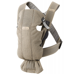 Μάρσιπος Babybjorn Mini 3D Mesh Grey beige