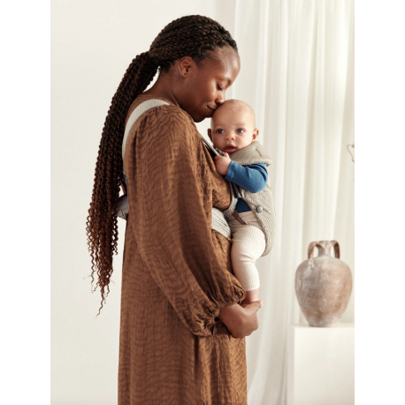 Μάρσιπος Babybjorn Mini 3D Mesh Grey beige