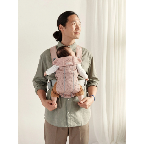 Μάρσιπος Babybjorn Mini 3D Mesh Dusty pink