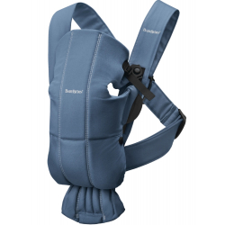 Μάρσιπος Babybjorn Mini Woven Vintage indigo