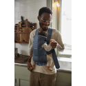 Μάρσιπος Babybjorn Mini Woven Vintage indigo