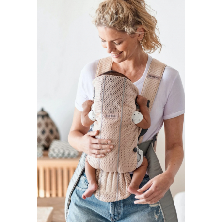 Μάρσιπος Babybjorn Mini 3D Mesh Pearly pink