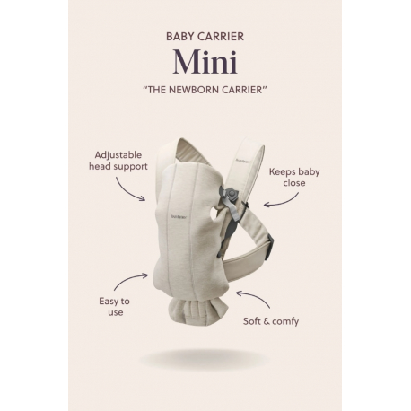 Μάρσιπος Babybjorn Mini 3D Mesh Pearly pink