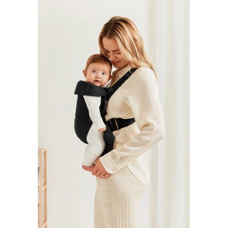 Μάρσιπος Babybjorn Mini Woven Black