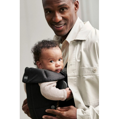 Μάρσιπος Babybjorn Mini Woven Black