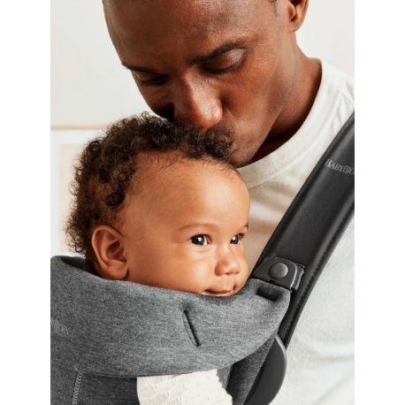 Μάρσιπος Babybjorn Mini 3D Jersey Dark Grey