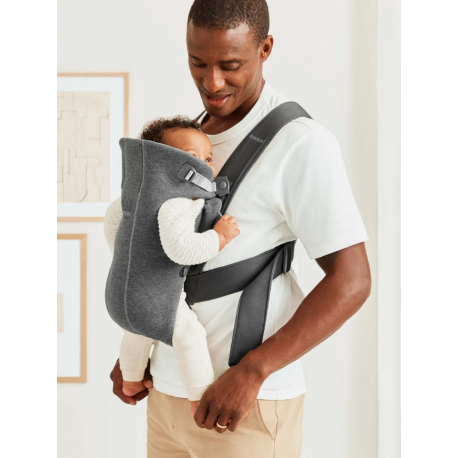Μάρσιπος Babybjorn Mini 3D Jersey Dark Grey