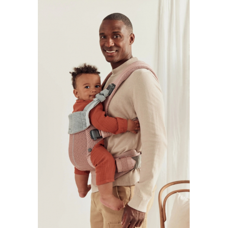 Μάρσιπος Babybjorn Harmony Mesh Dusty Pink
