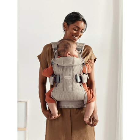Μάρσιπος Babybjorn One Mesh Grey Beige
