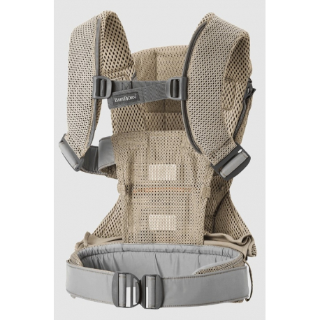 Μάρσιπος Babybjorn One Mesh Grey Beige