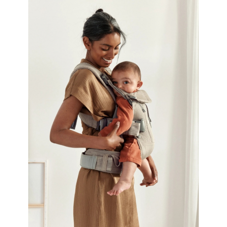 Μάρσιπος Babybjorn One Mesh Grey Beige