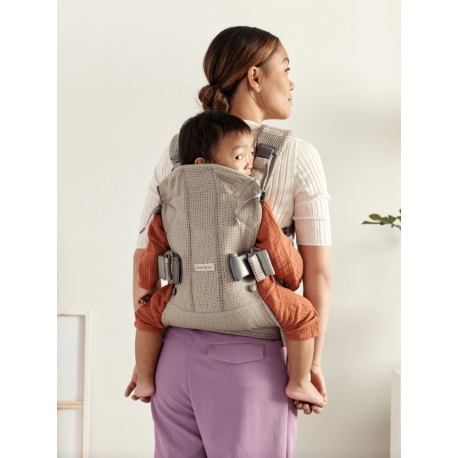 Μάρσιπος Babybjorn One Mesh Grey Beige