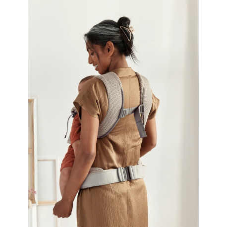Μάρσιπος Babybjorn One Mesh Grey Beige