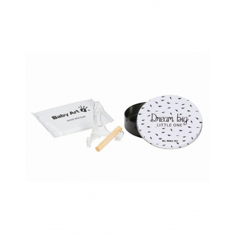 Κουτί για αποτύπωμα μωρού Baby Art Magic Box Black &amp; White