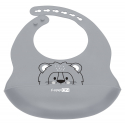 Σαλιάρα σιλικόνης FreeON® Lion Grey