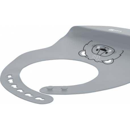 Σαλιάρα σιλικόνης FreeON® Lion Grey