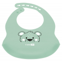 Σαλιάρα σιλικόνης FreeON® Bear Mint