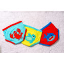 Εκπαιδευτικά βρακάκια 3 τμχ Zoocchini™ Ocean Pals για αγόρι 2-3 ετών