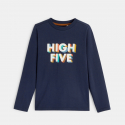 Okaidi Μπλούζα με μήνυμα "High Five"