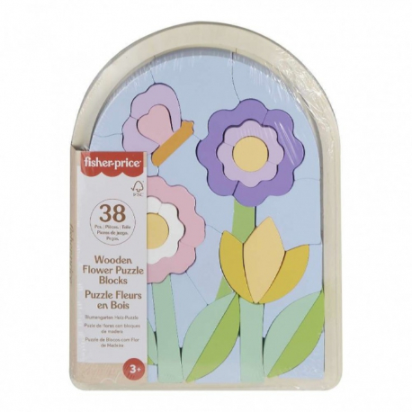 Ξύλινο παζλ λουλούδια Fisher-Price®