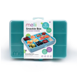 Δοχείο για σνακ με χωρίσματα Melii Snackle Box Blue