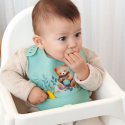 Σαλιάρα σιλικόνης Kiokids® Little Bear Μέντα