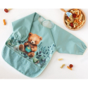 Ποδιά αδιάβροχη με μανίκια Kiokids® Little Bear Μέντα