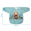 Ποδιά αδιάβροχη με μανίκια Kiokids® Little Bear Μέντα