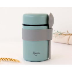 Θερμός φαγητού Kiokids® με κουταλάκι 500ml Μέντα